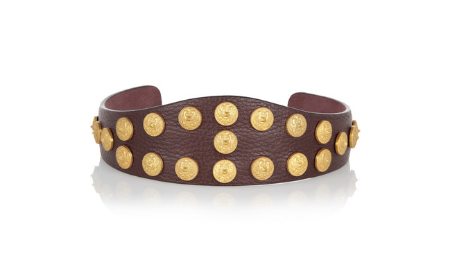 Beauty Line by Beauty Diaries - Valentino Embellished textured-leather headband