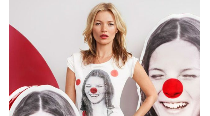 Beauty Diaries for Beauty Line-Kate Moss and David William for Red Nose Day