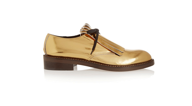 BEAUTY DIARIES BY BEAUTY LINE - MARNI FRINGED MIRRORED BROGUES