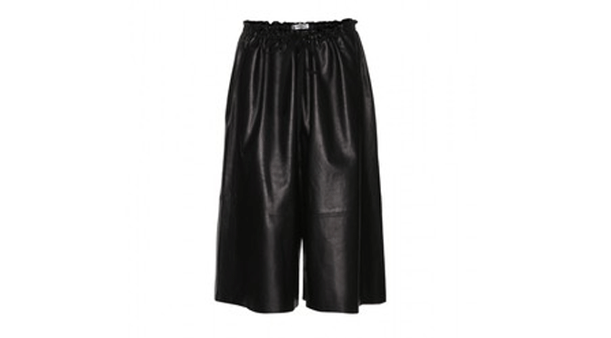 BEAUTY DIARIES BY BEAUTY LINE - ACNE STUDIOS CHIME LEATHER CULOTTES